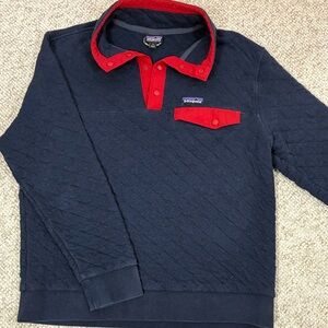 Patagonia Quilted Quarter-Snap Pullover, Medium